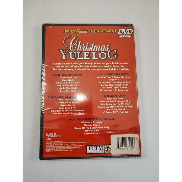 Christmas Yule Log Dvd 2007 Sealed Drews Famous Entertainment - Picture 3 of 12